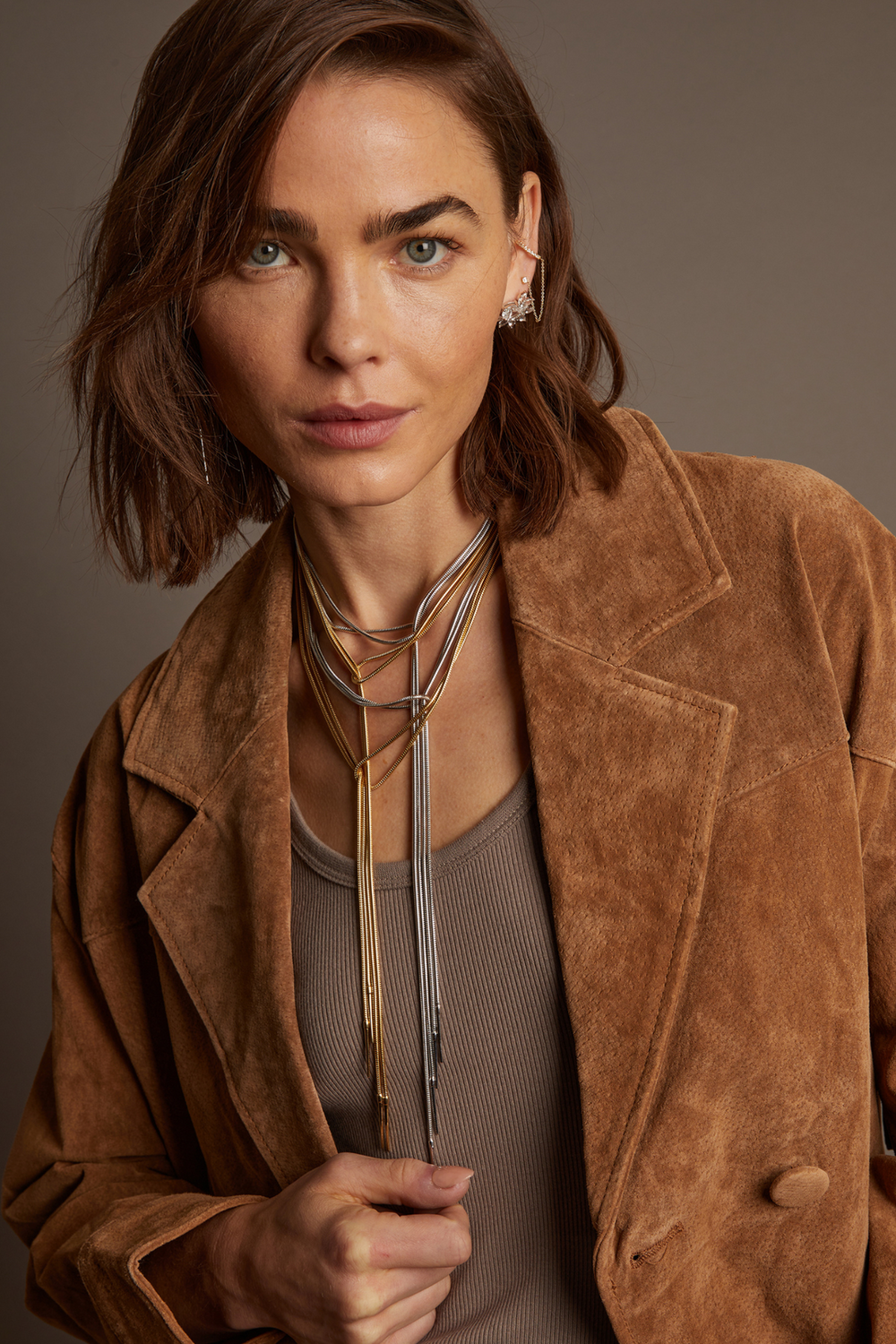 Women’s Lasso Wrap Necklace | Aurate x The Frye Company Yellow Vermeil