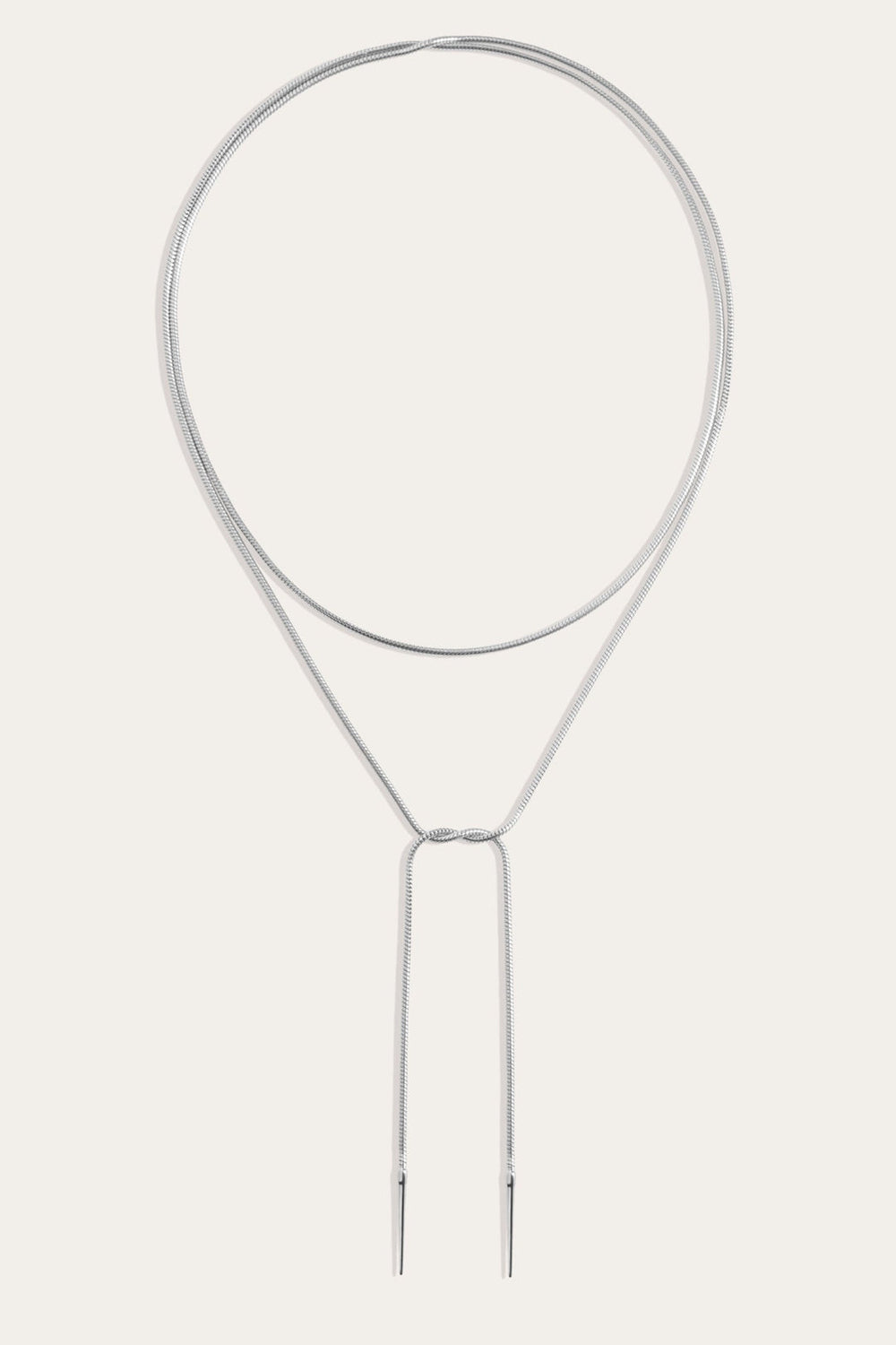 Women’s Lasso Wrap Necklace | Aurate x The Frye Company Sterling Silver