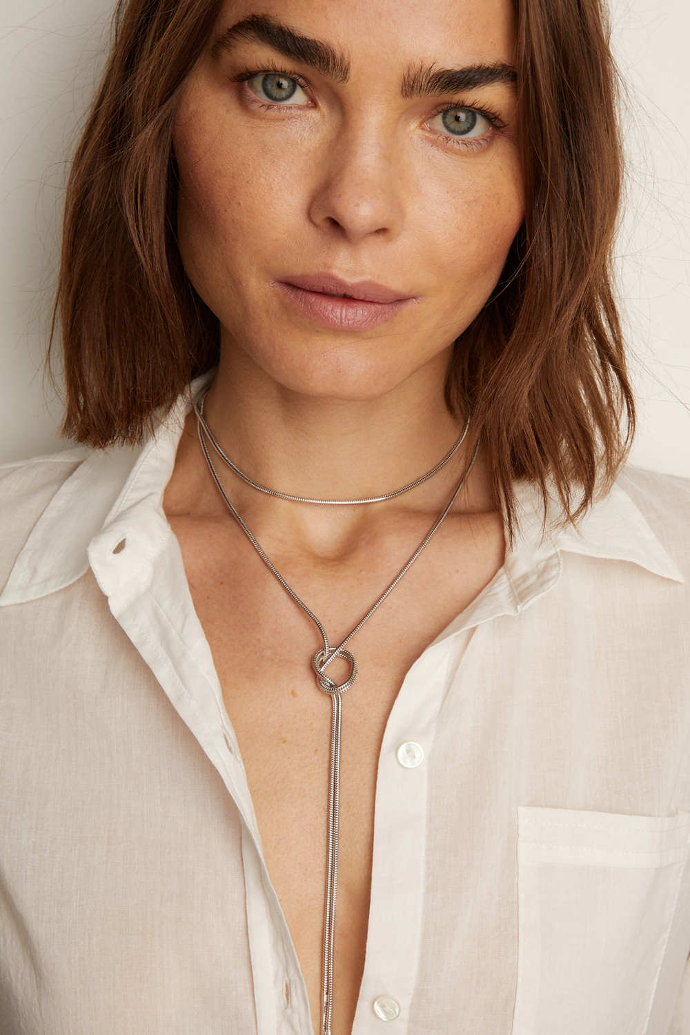 Women’s Lasso Wrap Necklace | Aurate x The Frye Company Sterling Silver