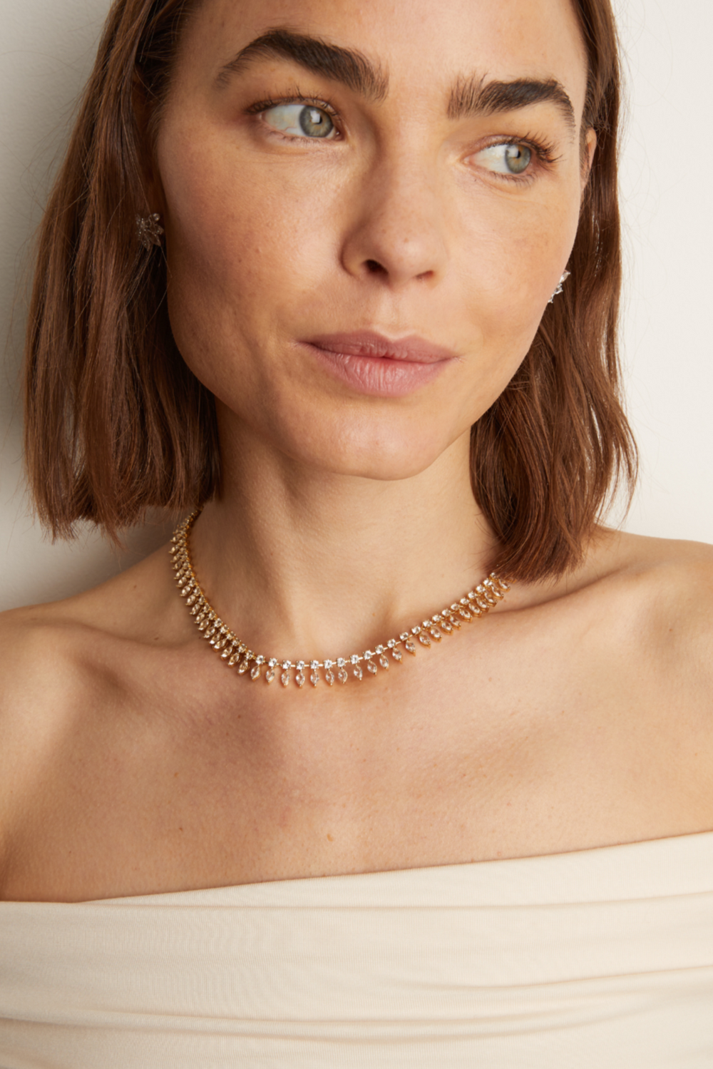 Women’s Marquise Fringe Necklace | Aurate x The Frye Company Yellow Vermeil