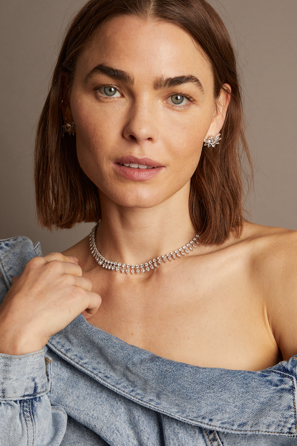 Women’s Marquise Fringe Necklace | Aurate x The Frye Company Sterling Silver