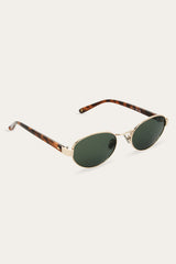 Savannah Sunglasses Olive Gold