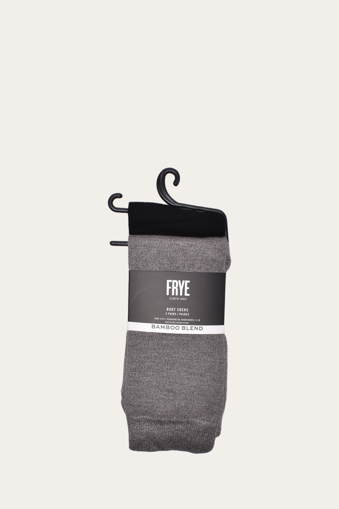 Women’s Ash Bamboo Boot Socks 2 Pack Ash