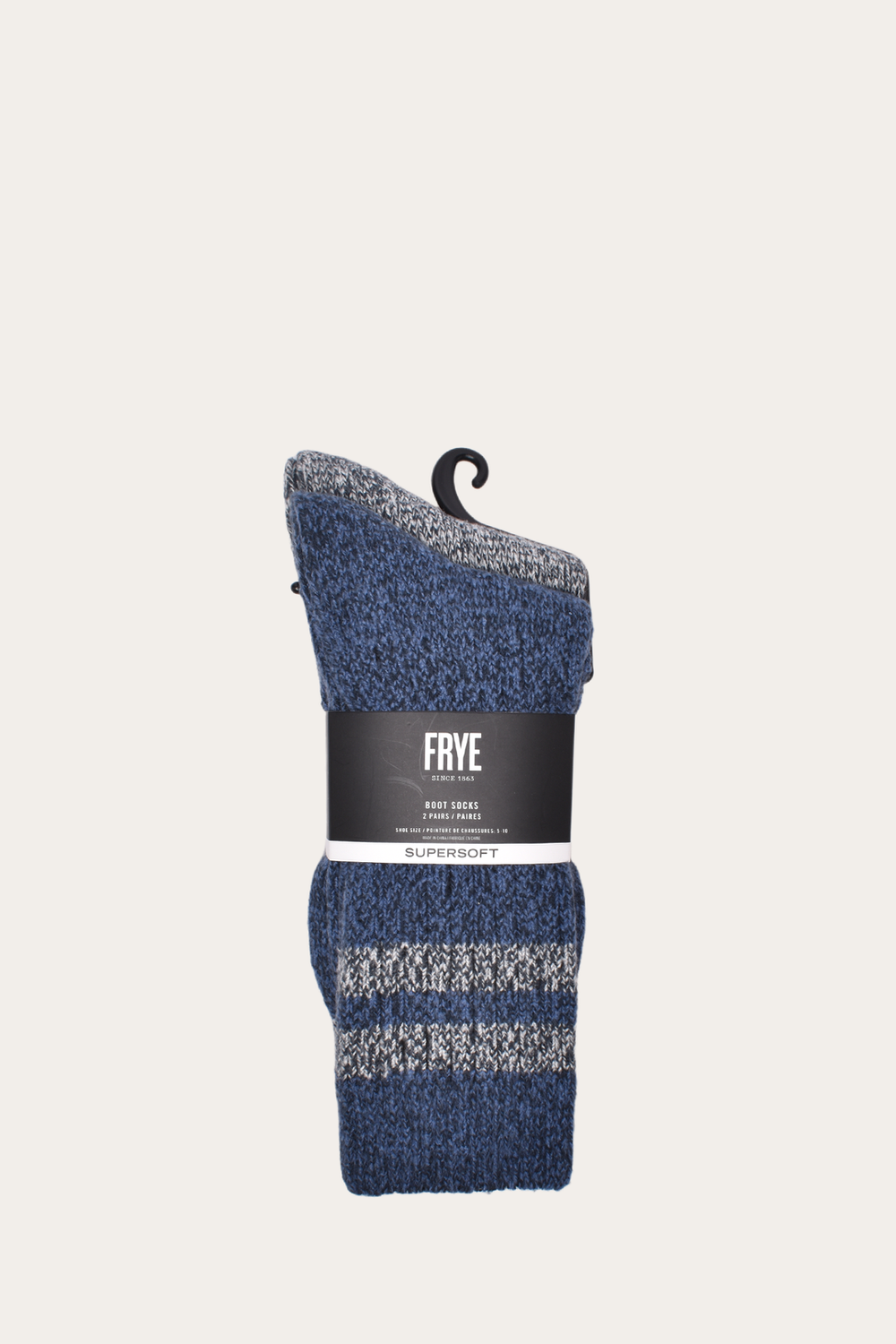 Women’s Navy Super Soft Boot Socks 2 Pack Navy