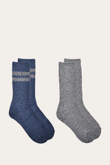 Women’s Navy Super Soft Boot Socks 2 Pack Navy