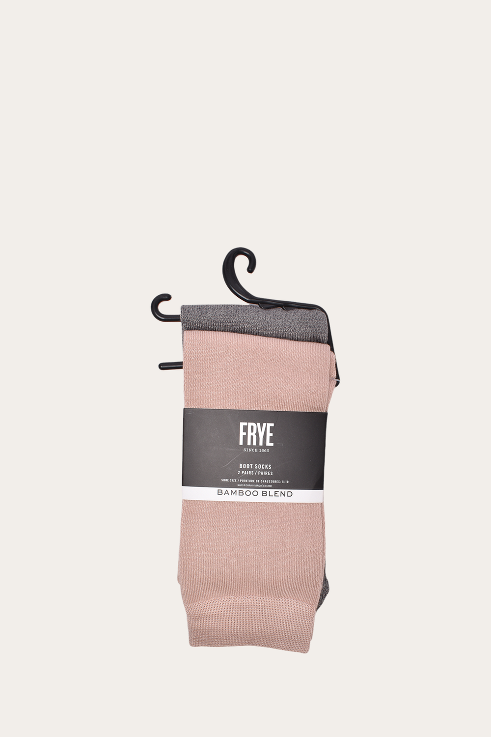 Women’s Blush Bamboo Boot Socks 2 Pack Blush