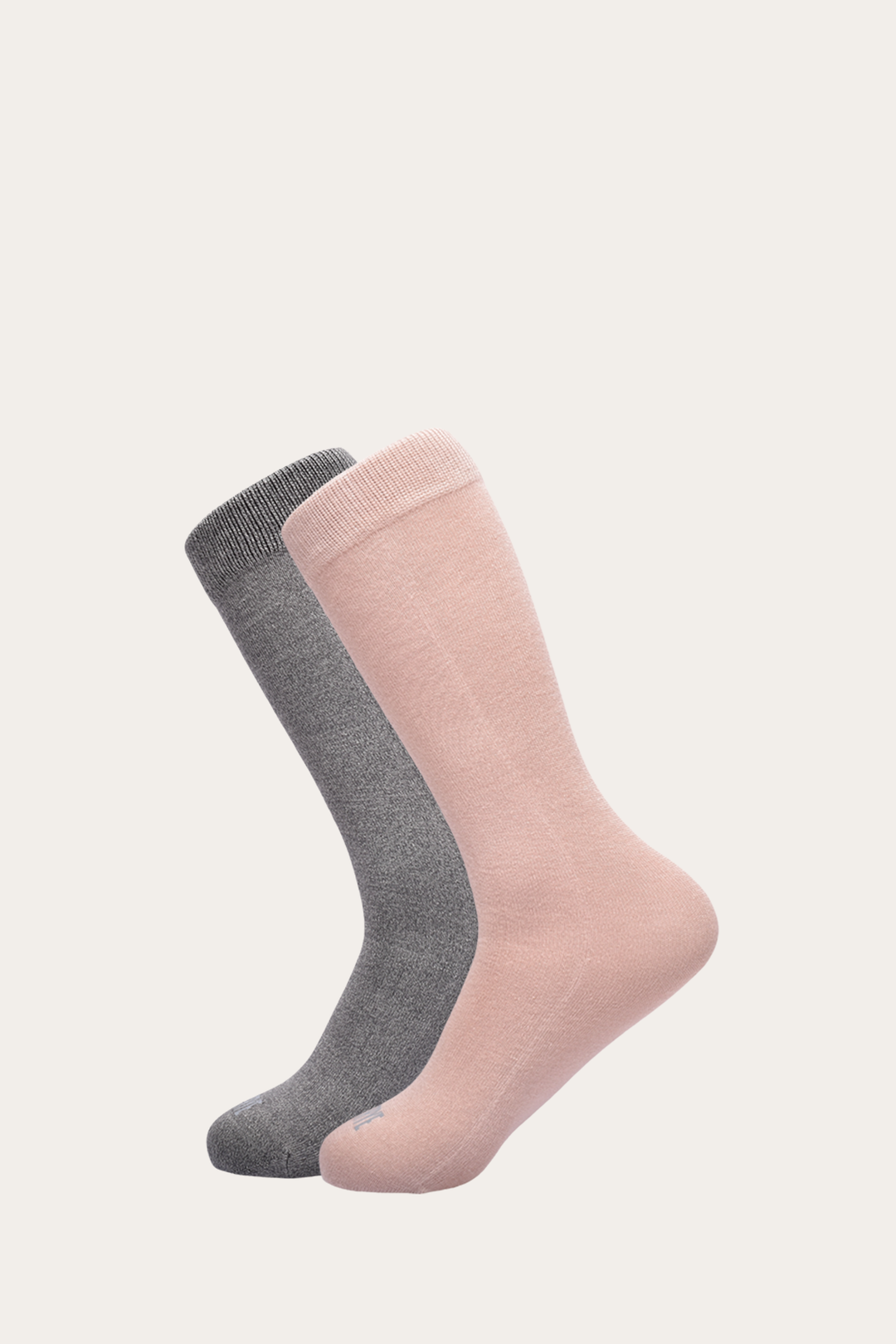 Women’s Blush Bamboo Boot Socks 2 Pack Blush
