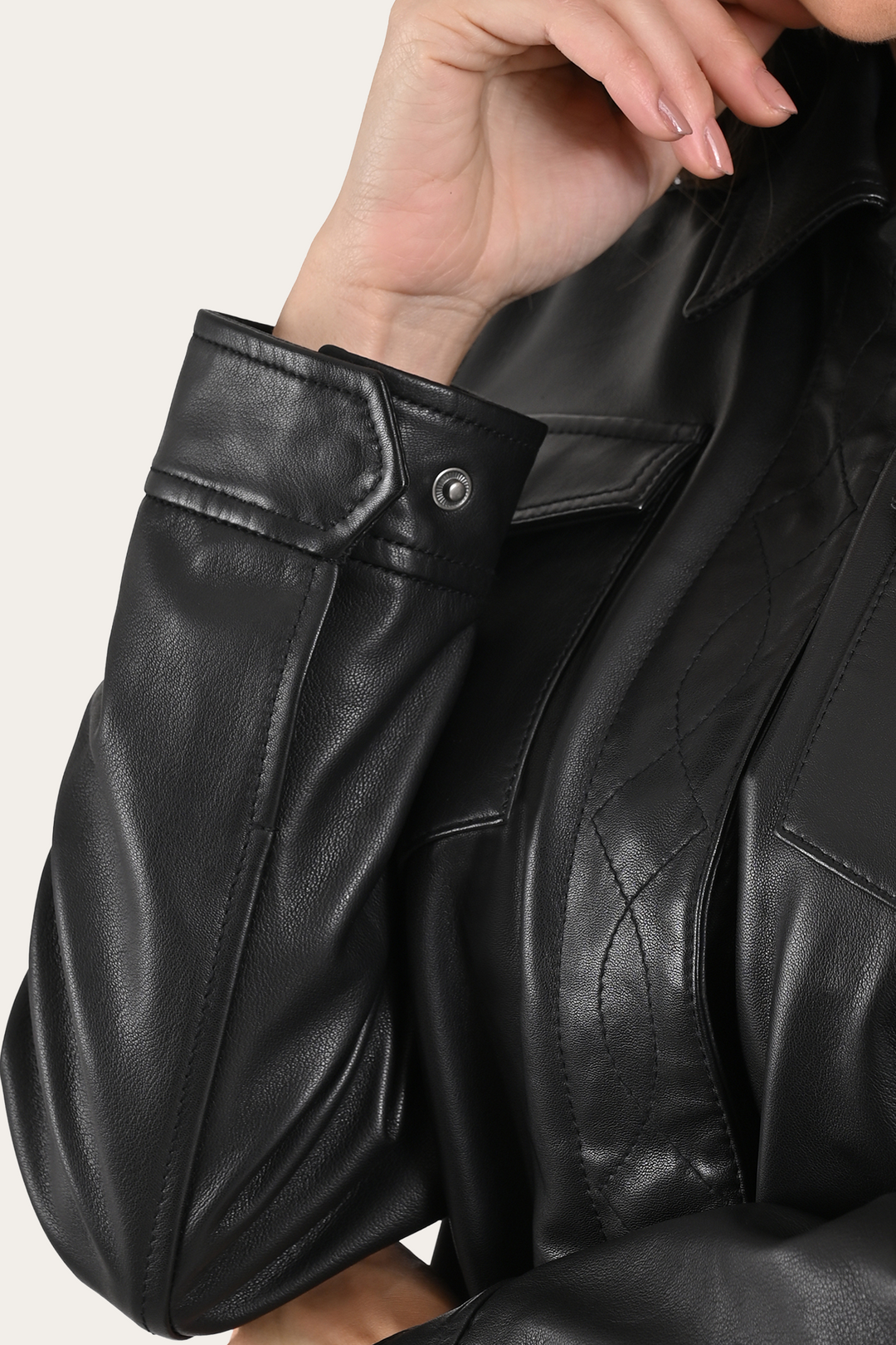 Black Bailor Shirt Jacket Black