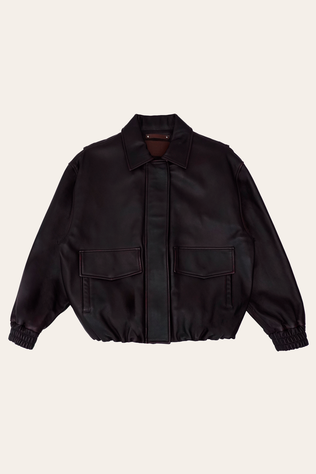 Black Cherry Harper Oversized Bomber Black Cherry