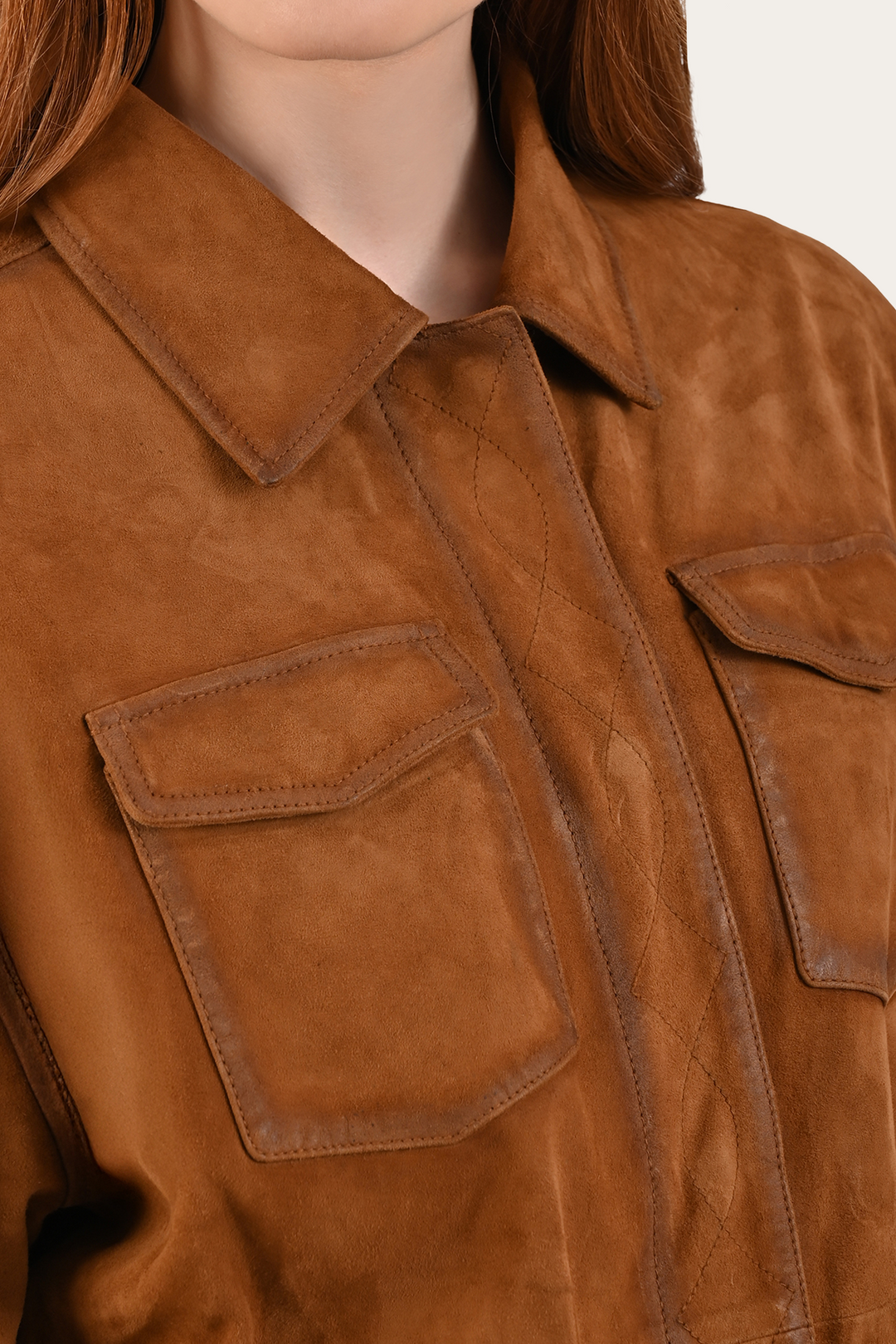 Light Brown Avett Overshirt Jacket Light Brown