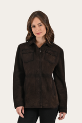 Dark Brown Avett Overshirt Jacket Dark Brown