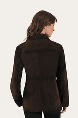 Dark Brown Avett Overshirt Jacket Dark Brown