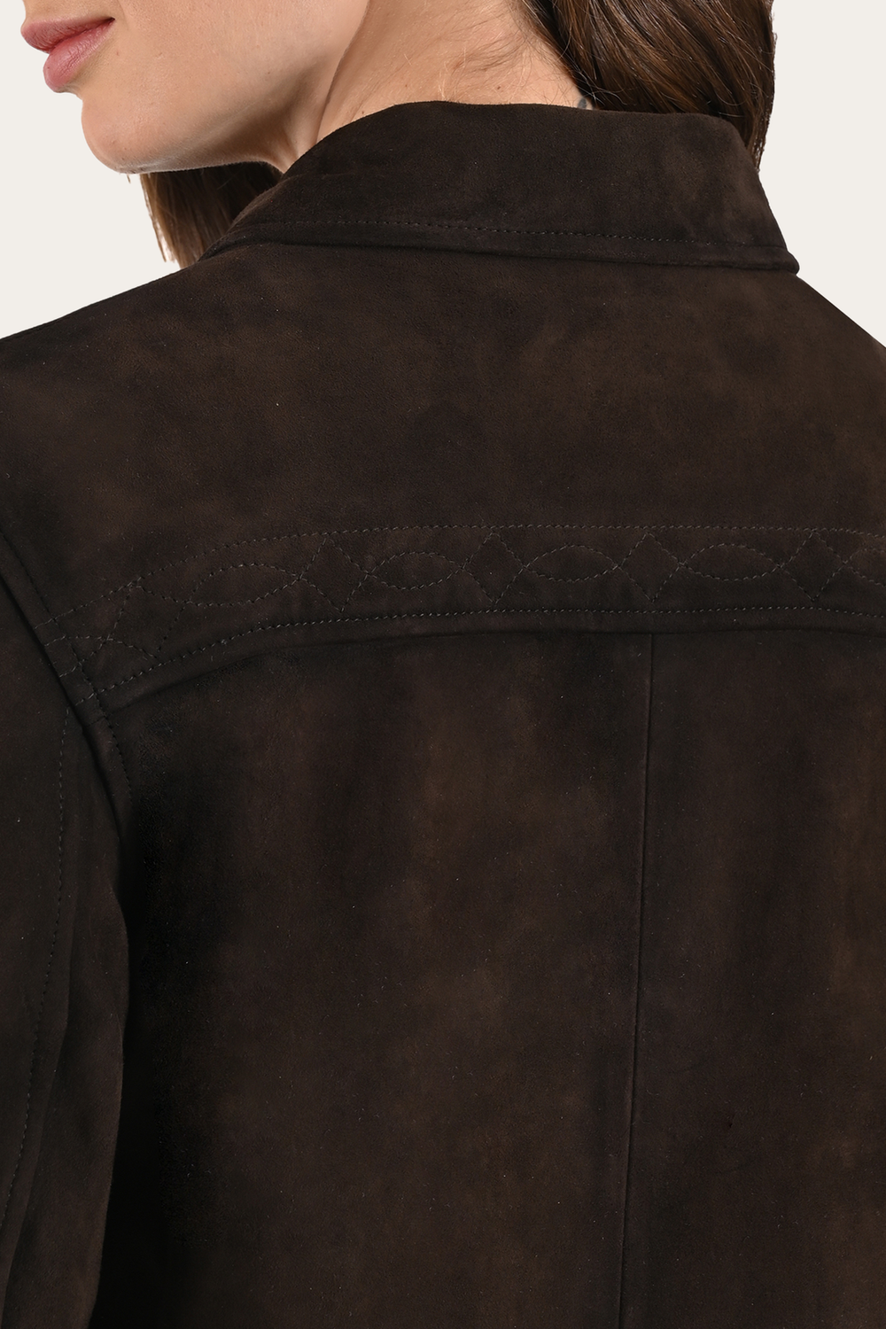 Dark Brown Avett Overshirt Jacket Dark Brown
