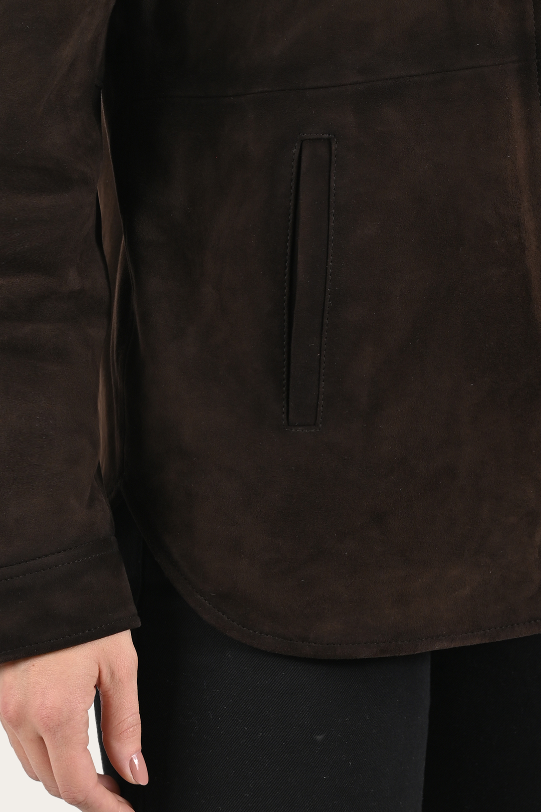 Dark Brown Avett Overshirt Jacket Dark Brown
