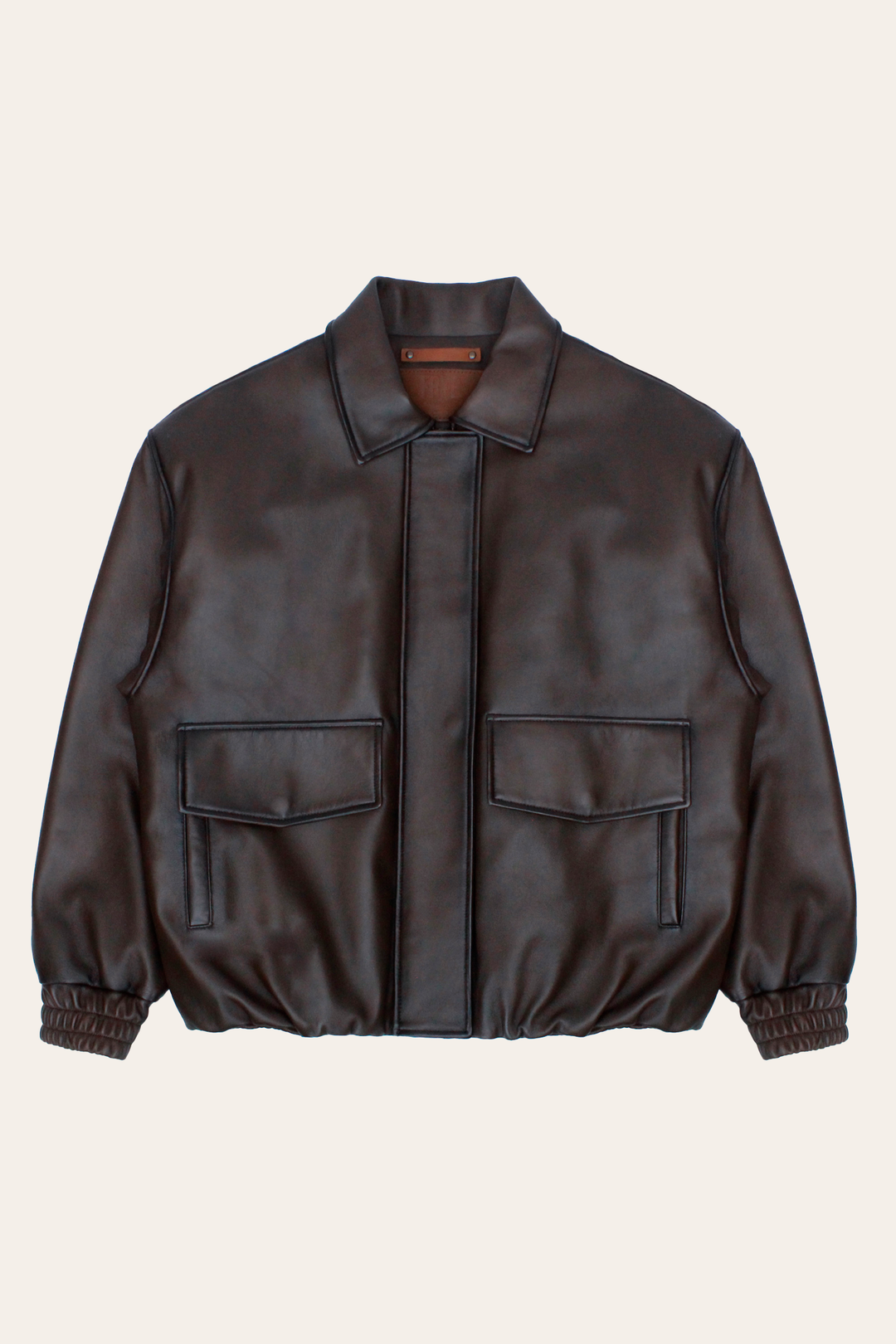 Tobacco Harper Oversized Bomber Tobacco