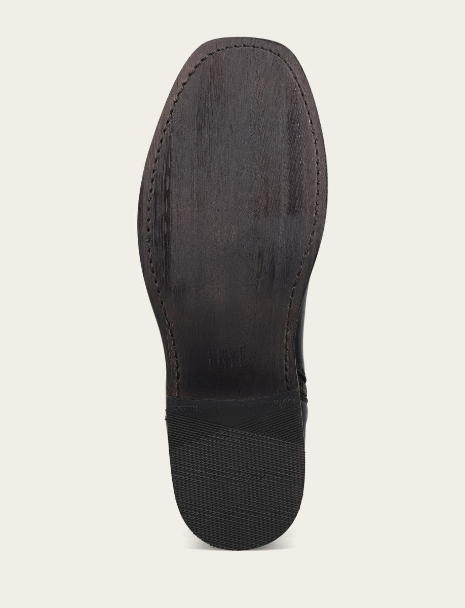 Men's Black Campus Inside Zip Boot Black