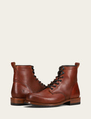 Men's Whiskey Hudson Workboot Plain Toe Boot Whiskey