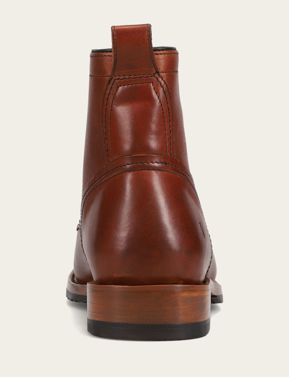 Men's Whiskey Hudson Workboot Plain Toe Boot Whiskey