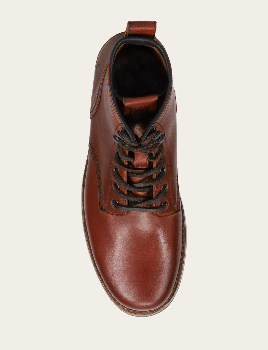 Men's Whiskey Hudson Workboot Plain Toe Boot Whiskey