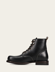 Men's Black Hudson Workboot Plain Toe Black