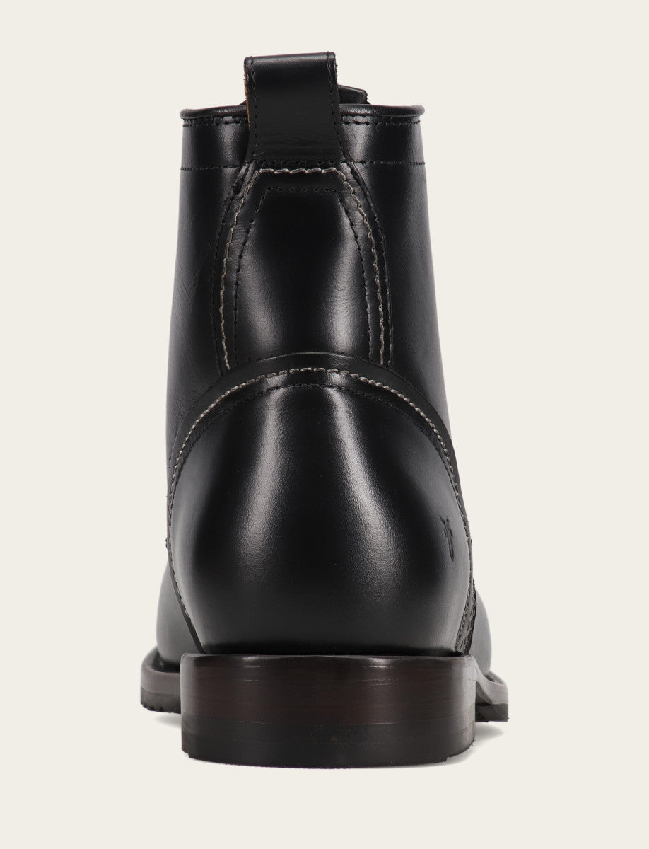 Men's Black Hudson Workboot Plain Toe Black