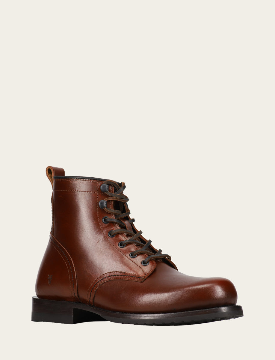 Men's Mahogany Hudson Workboot Plain Toe Mahogany