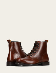 Men's Mahogany Hudson Workboot Plain Toe Mahogany