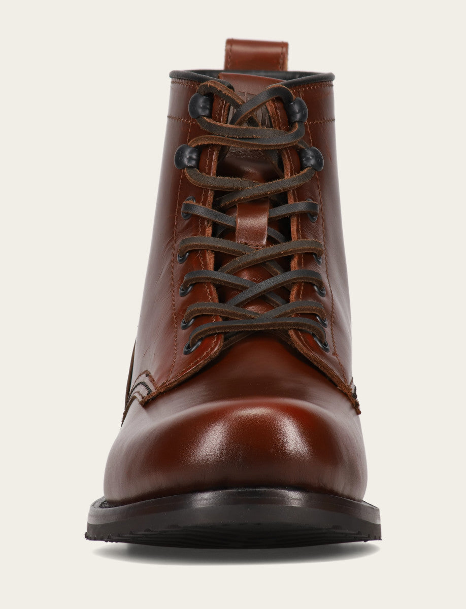 Men's Mahogany Hudson Workboot Plain Toe Mahogany