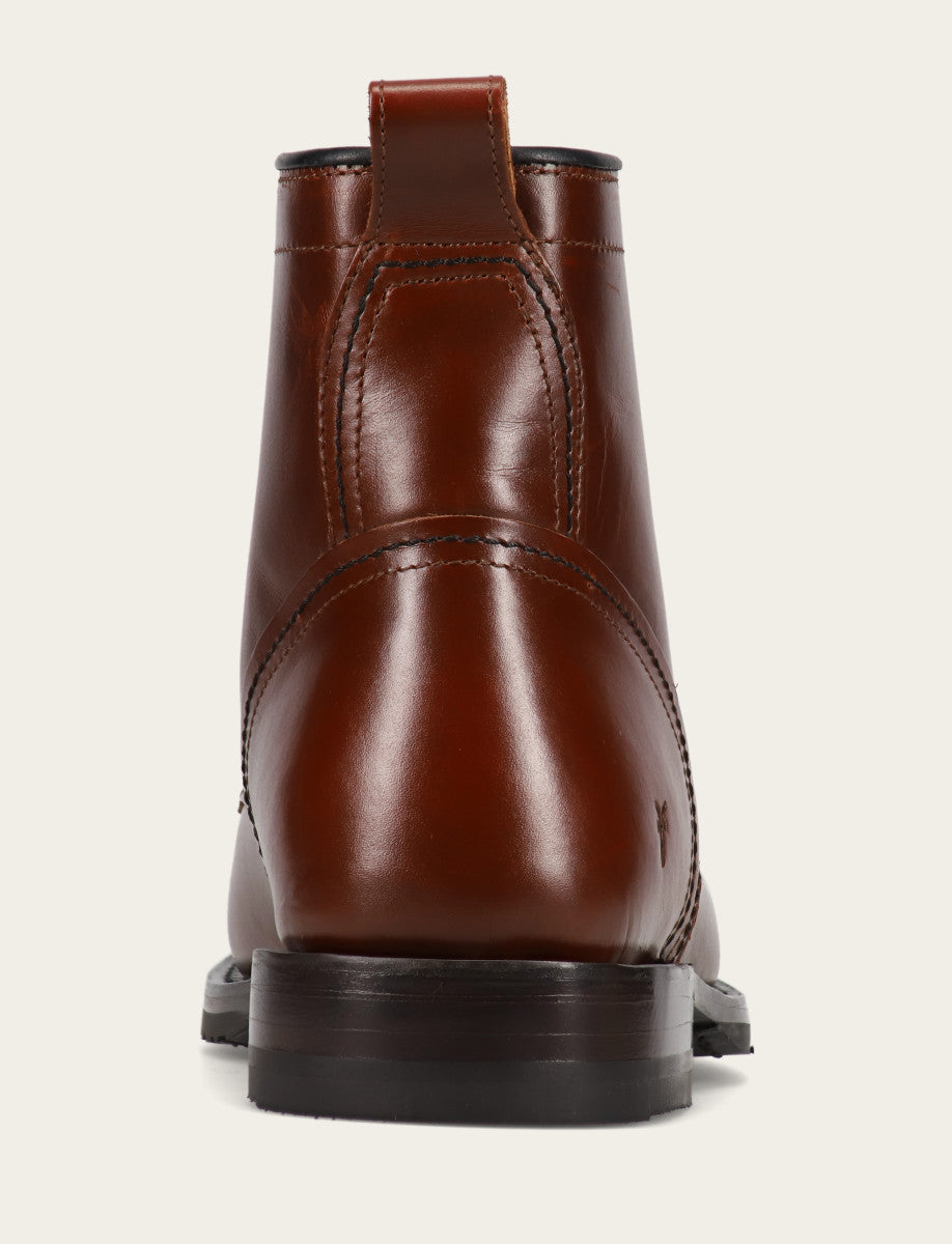 Men's Mahogany Hudson Workboot Plain Toe Mahogany
