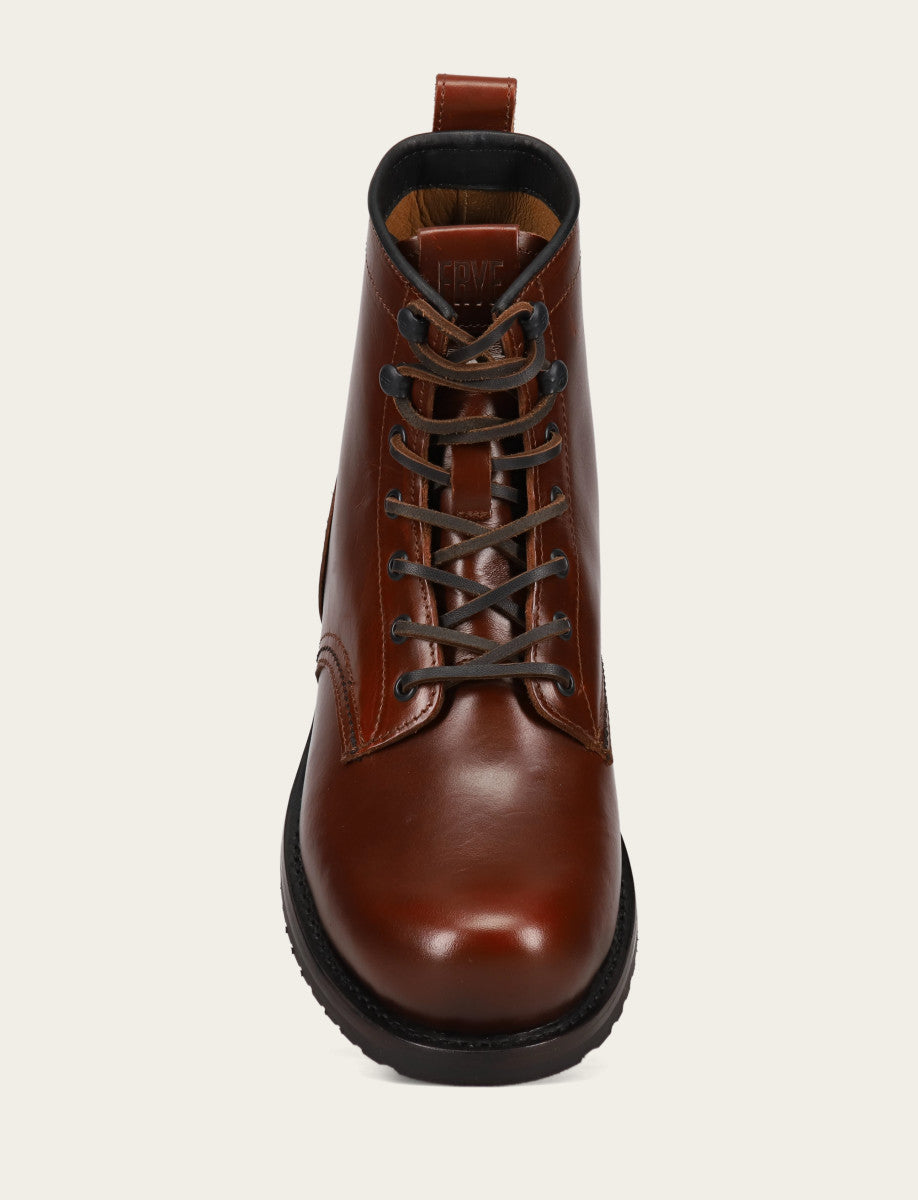 Men's Mahogany Hudson Workboot Plain Toe Mahogany