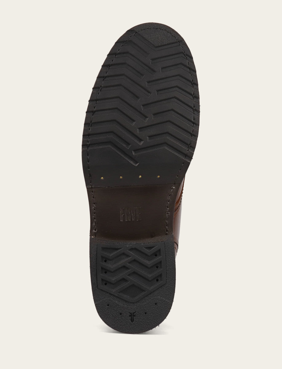Men's Mahogany Hudson Workboot Plain Toe Mahogany