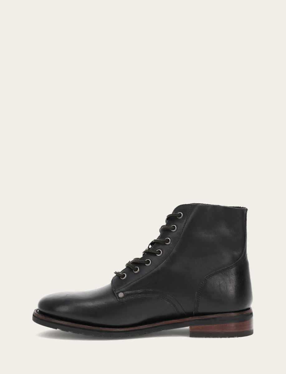 Men's Black Barrett Lace Up Boots Black