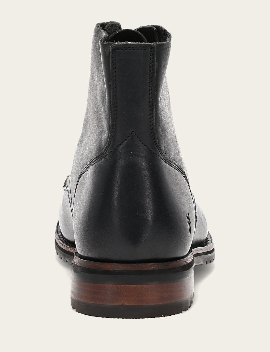 Men's Black Barrett Lace Up Boots Black