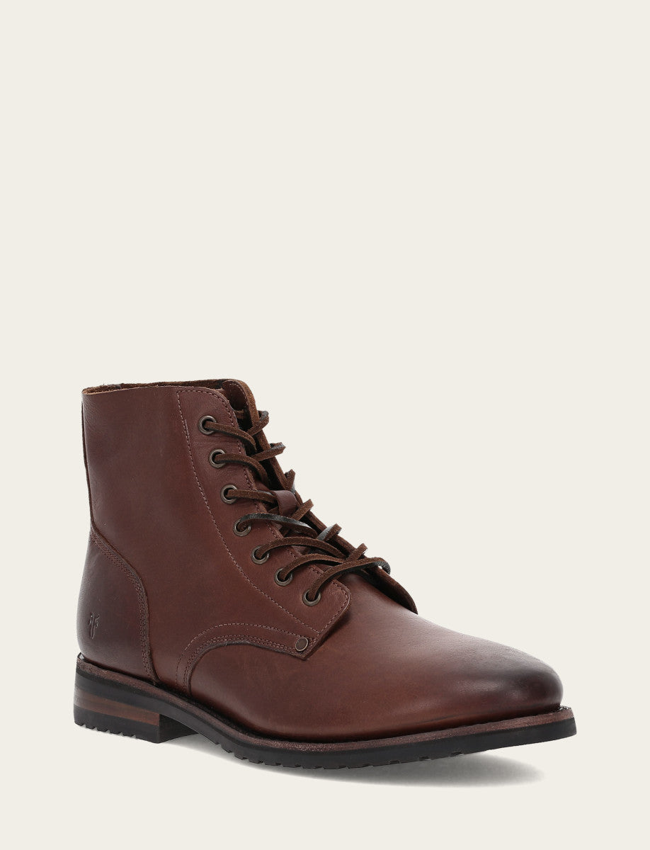 Men's Cognac Barrett Lace Up Boots Cognac
