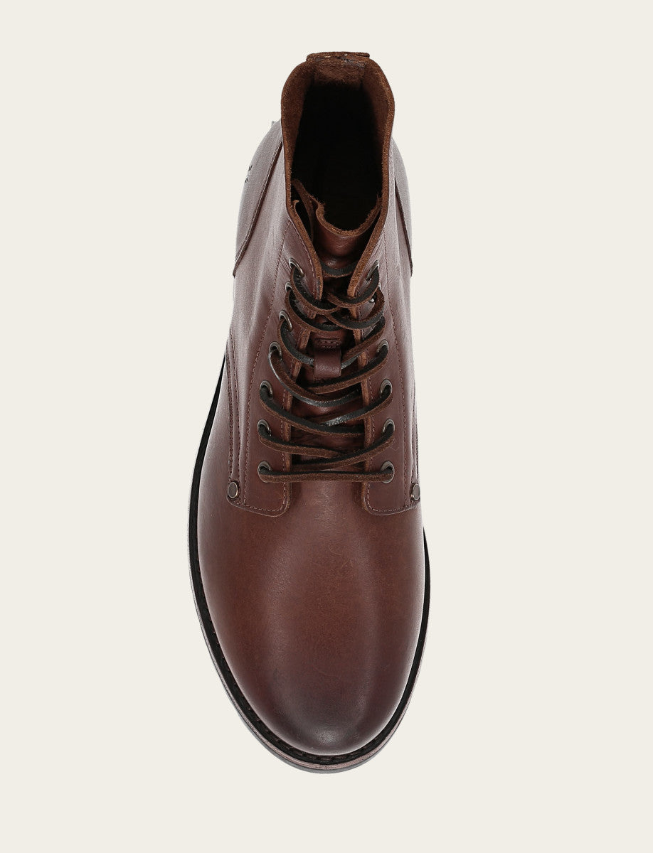 Men's Cognac Barrett Lace Up Boots Cognac