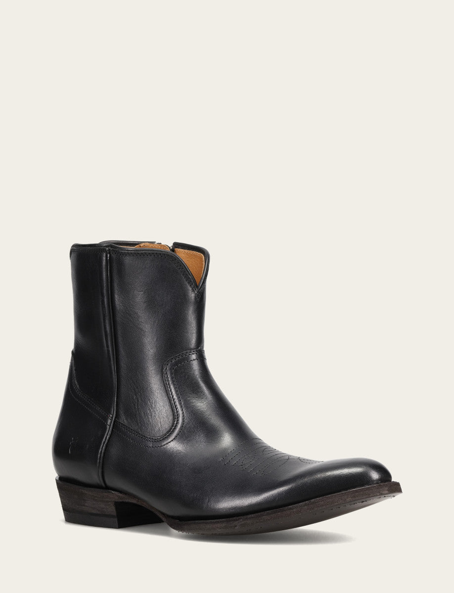 Austin Inside Zip Boot Antique Black