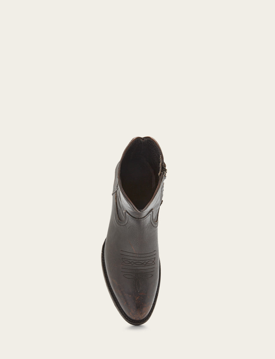 Austin Inside Zip Boot Antique Black