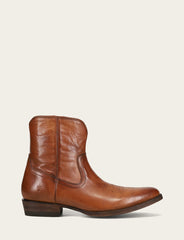 Men's Cognac Austin Inside Zip Boots Cognac