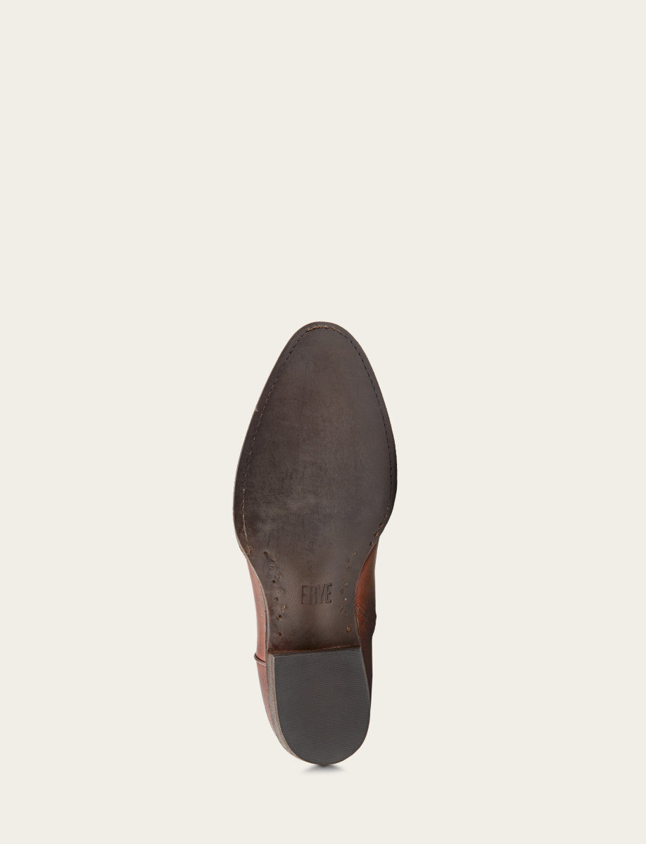 Men's Cognac Austin Inside Zip Boots Cognac