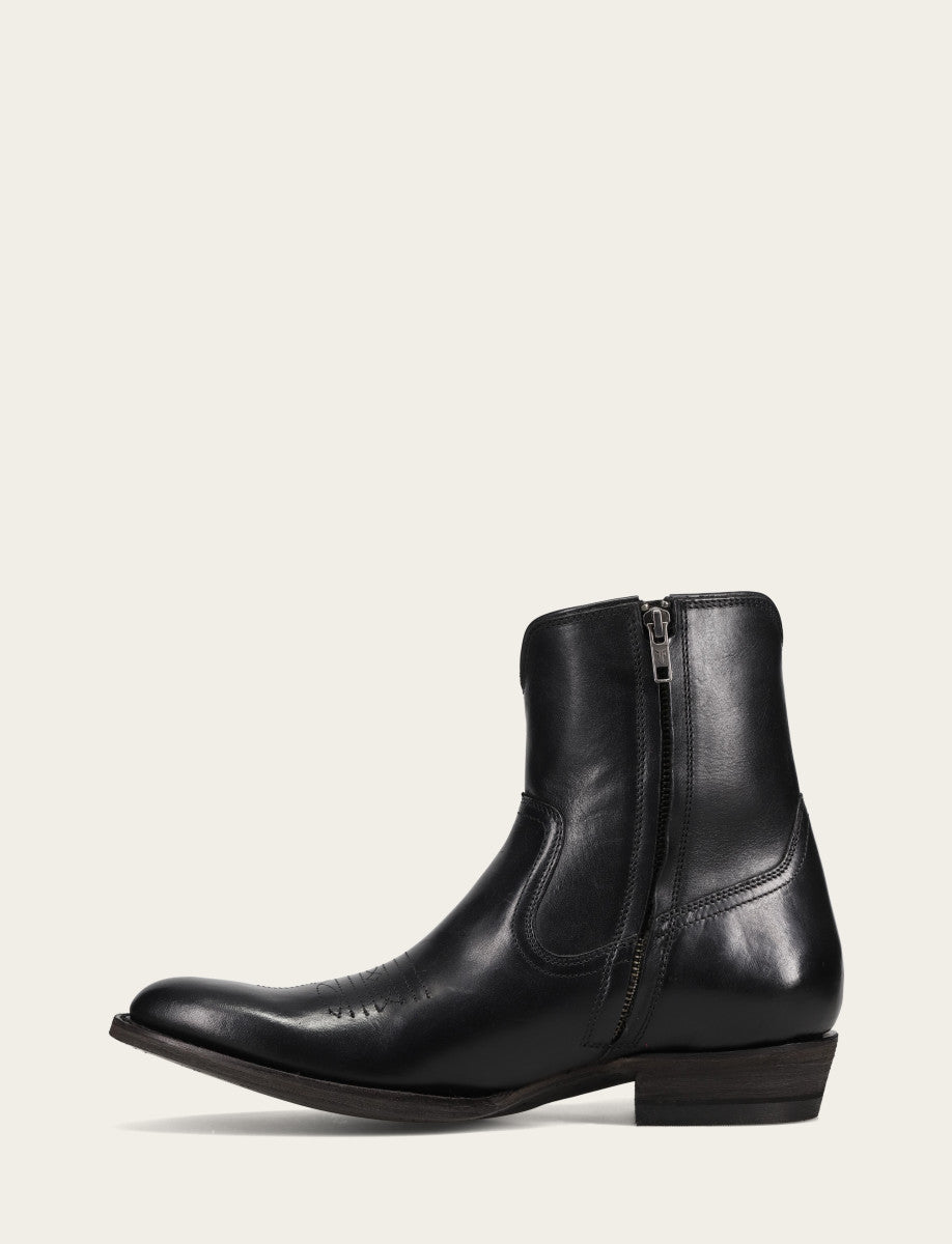 Austin Inside Zip Boot Black
