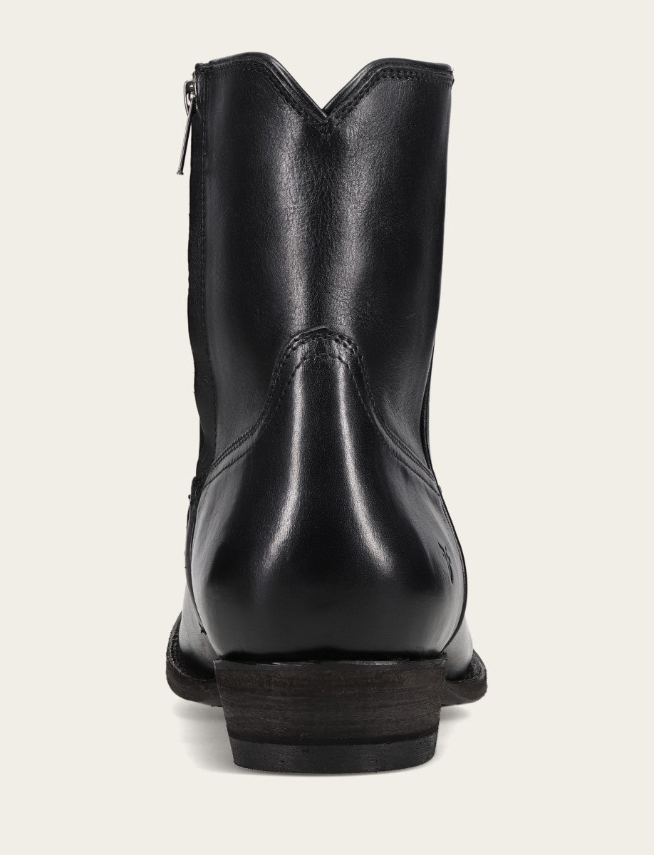 Austin Inside Zip Boot Black