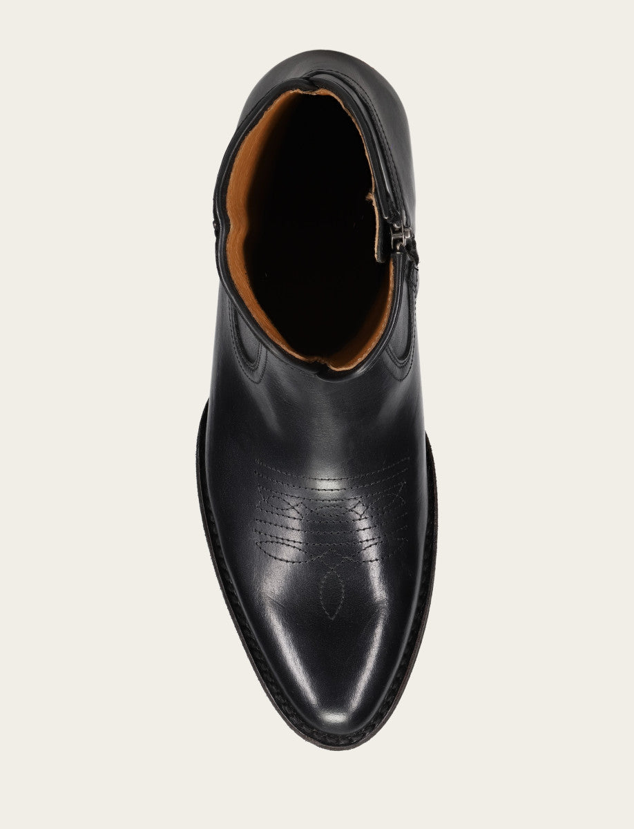 Austin Inside Zip Boot Black