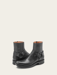 Men's Black Conway Harness Moto Boot Black