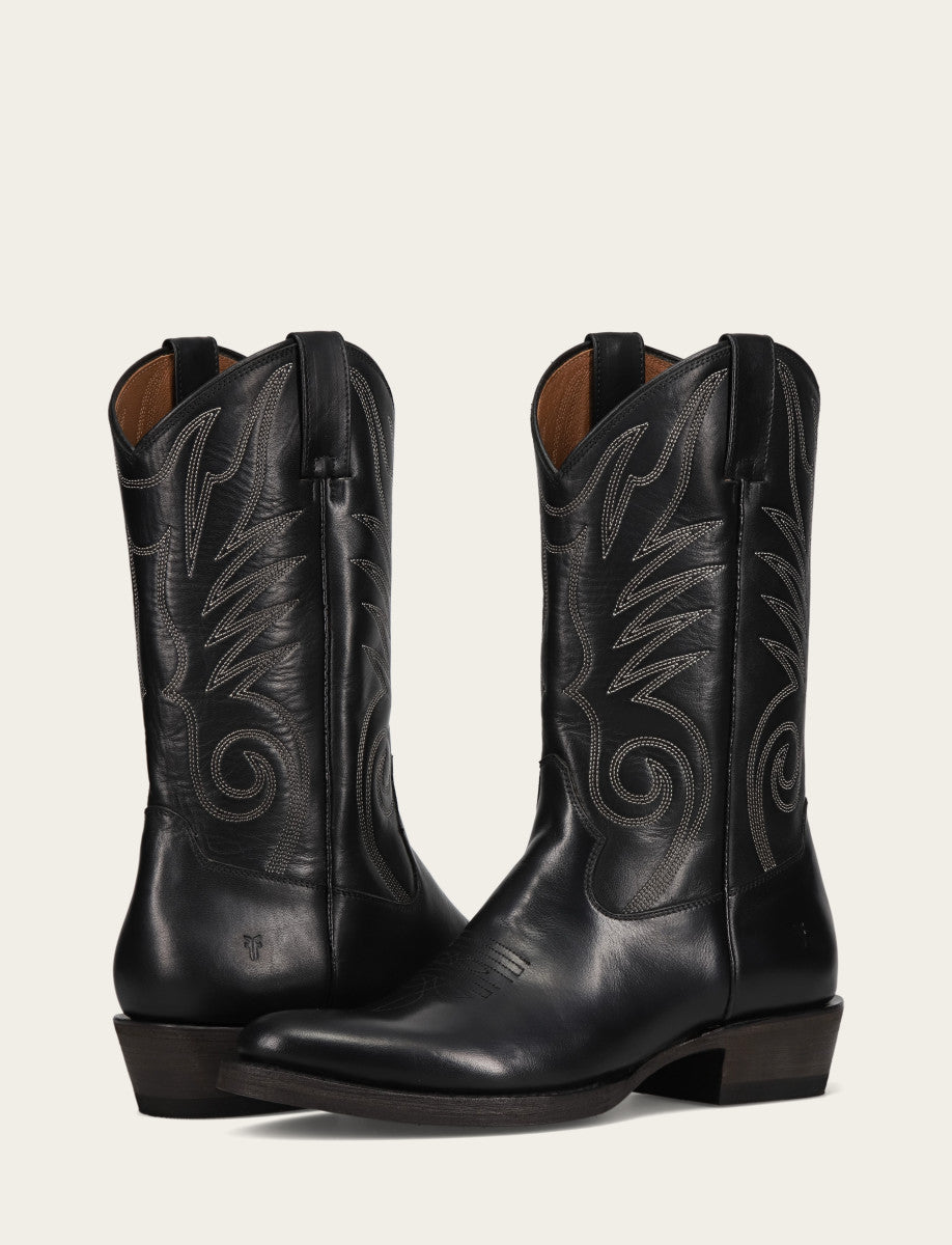 Men's Black Grady Vintage Stitch Western Boots Black