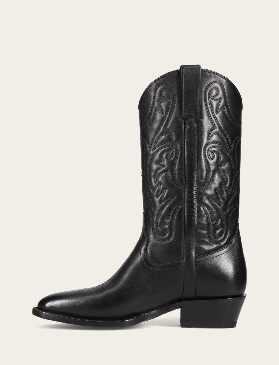 Men's Black Bruce Pull On Tall Boots Black