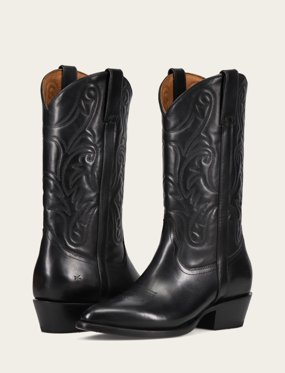 Men's Black Bruce Pull On Tall Boots Black