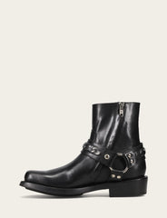 Men's Black Conway Chain Harness Boot Black