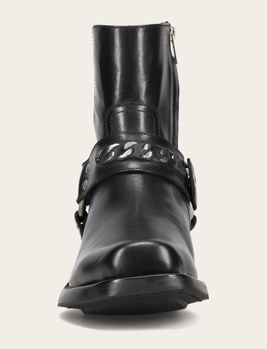 Men's Black Conway Chain Harness Boot Black
