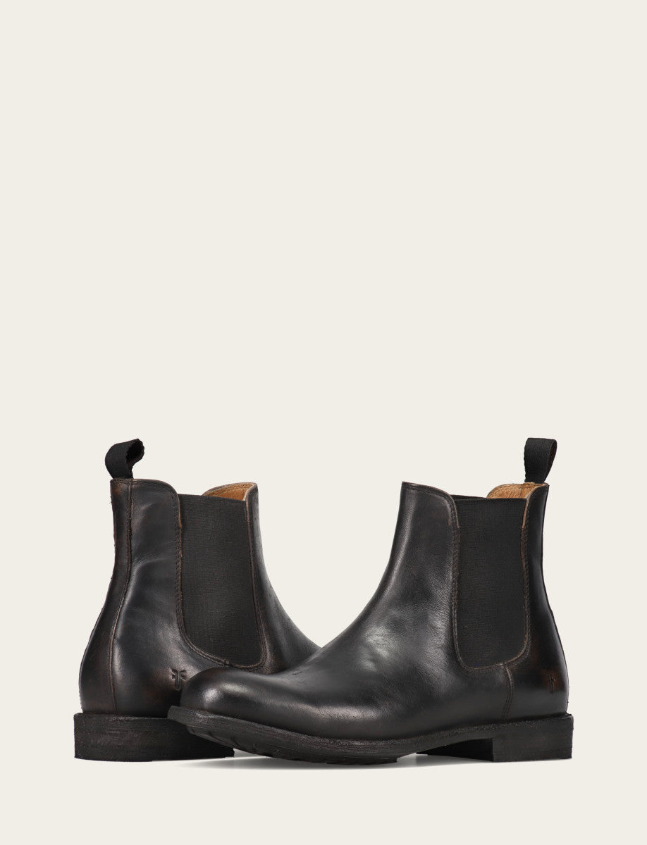 Men's Antique Black Tyler Flex Chelsea Boots Antique Black