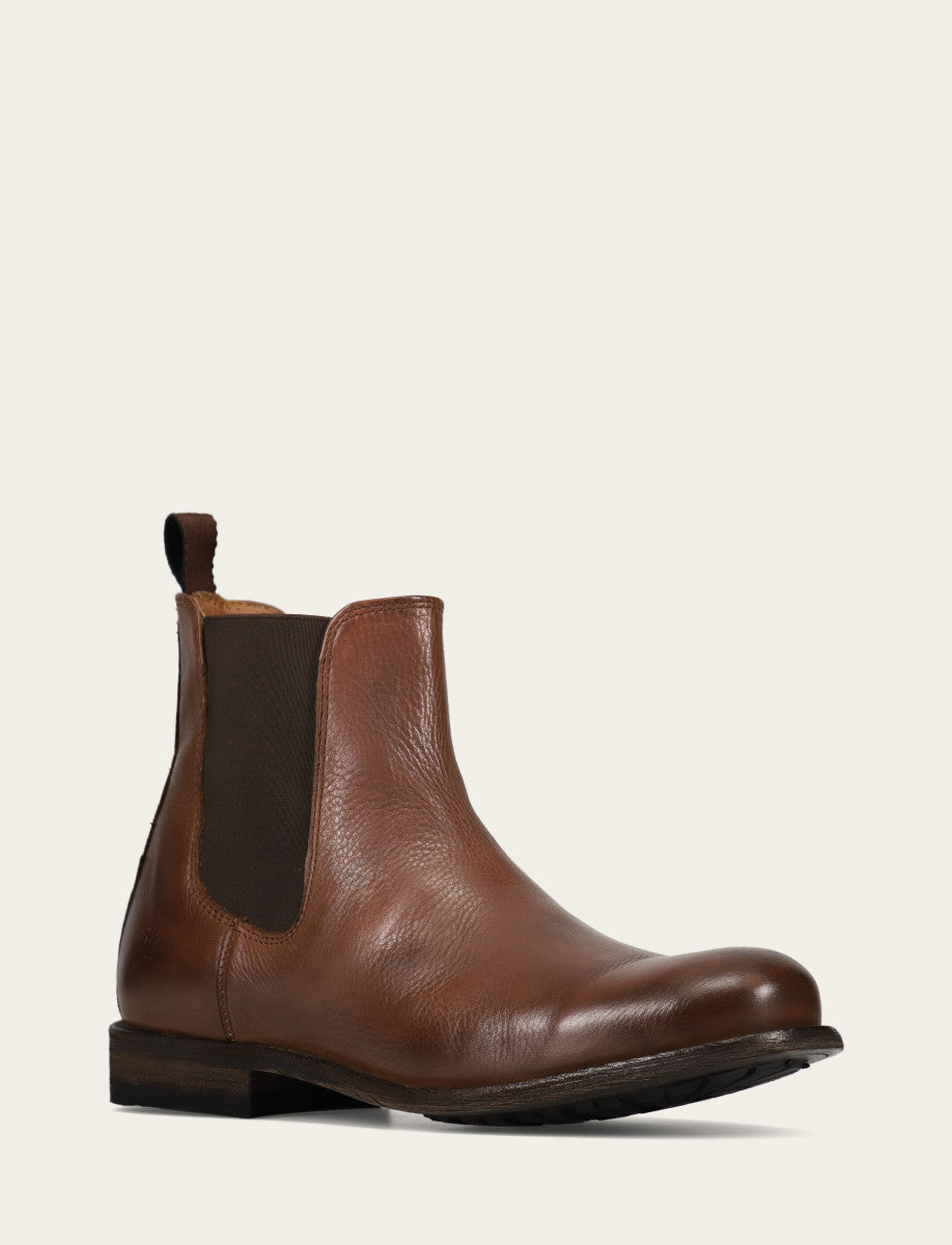 Men's Cognac Tyler Flex Chelsea Boots Cognac